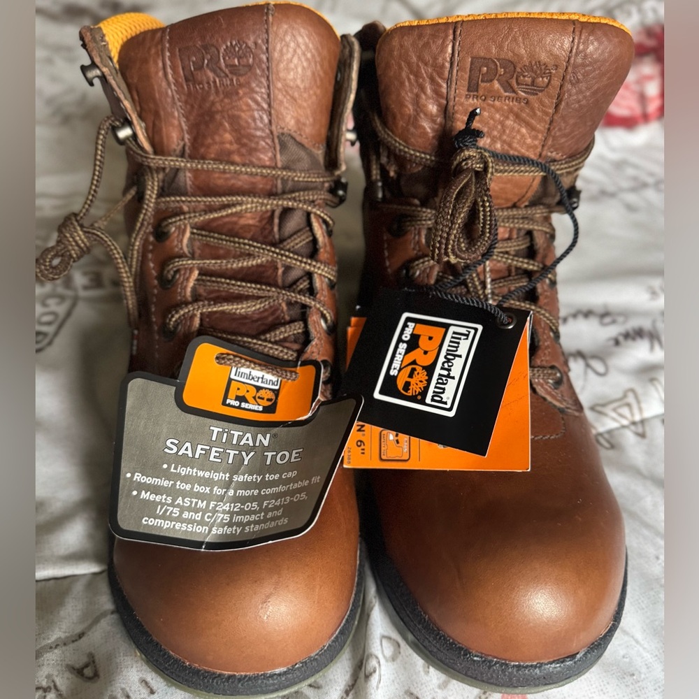 Timberland PRO Titan Brown Safety Toe Boots